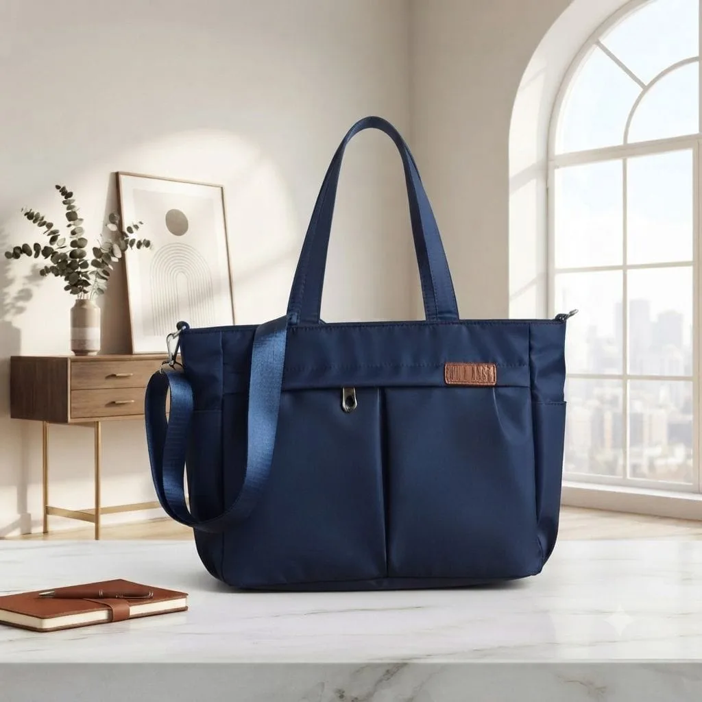 Waterproof China Fabric Ladies Hand & Shoulder Bag