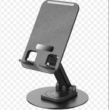 360° Rotating Adjustable Desktop Mobile & Tablet Holder Sturdy & Hands Free Stand