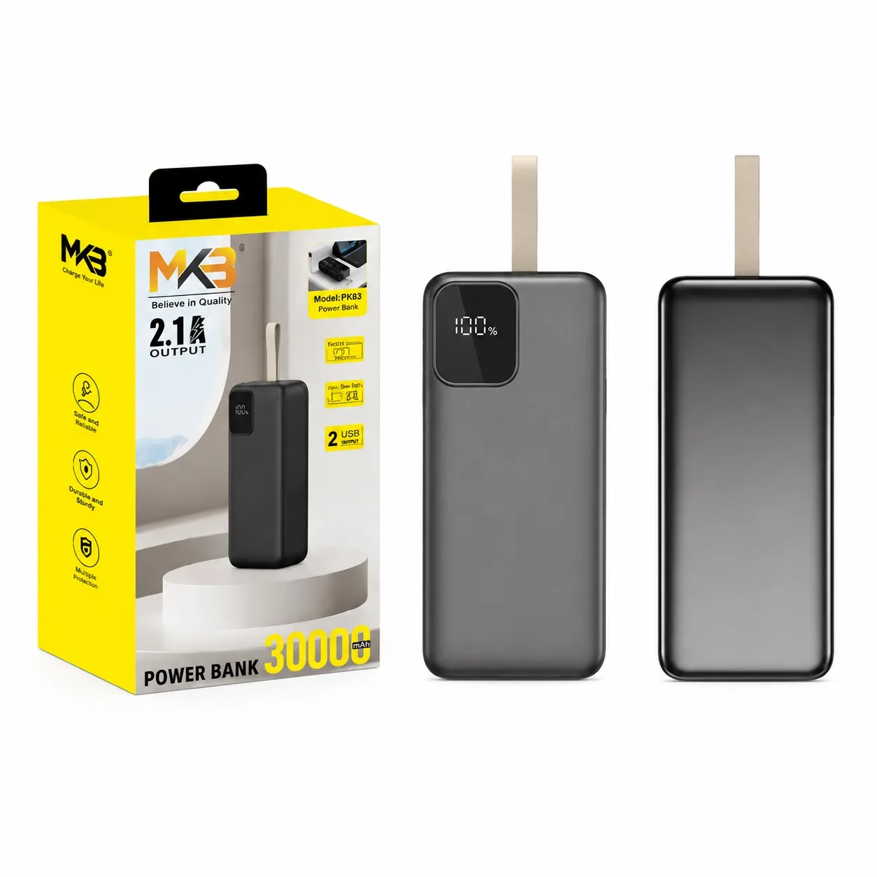 MKB PK83 30000mAh 22.5W Fast Charging Power Bank