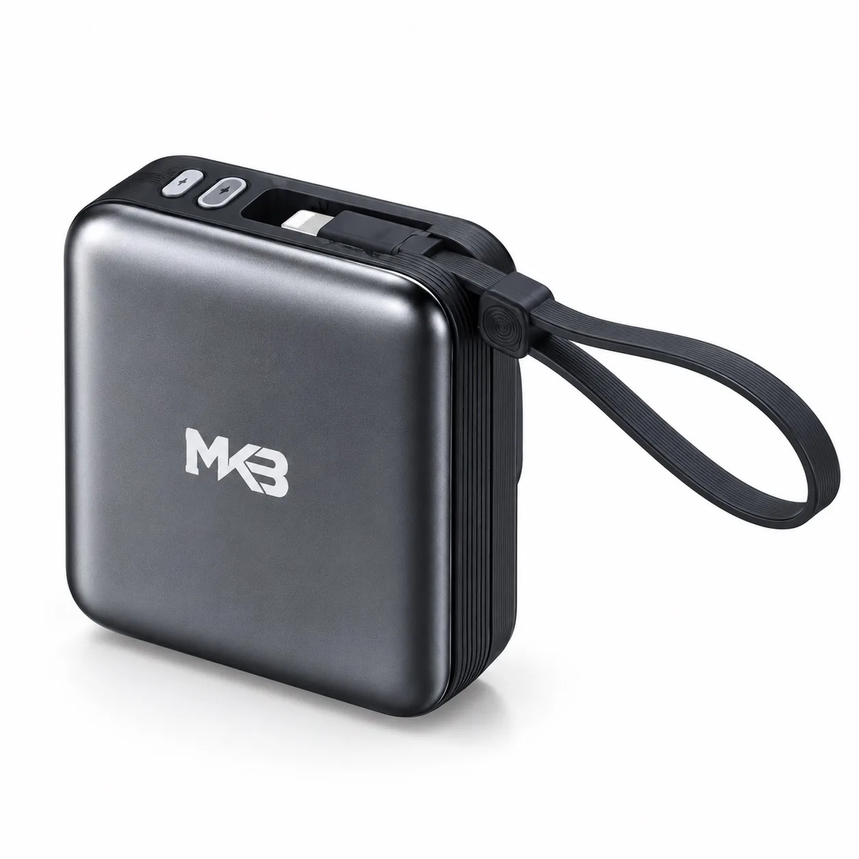 MKB PK71 10000mAh 22.5W Magnetic Wireless Power Bank with Built-in Cables