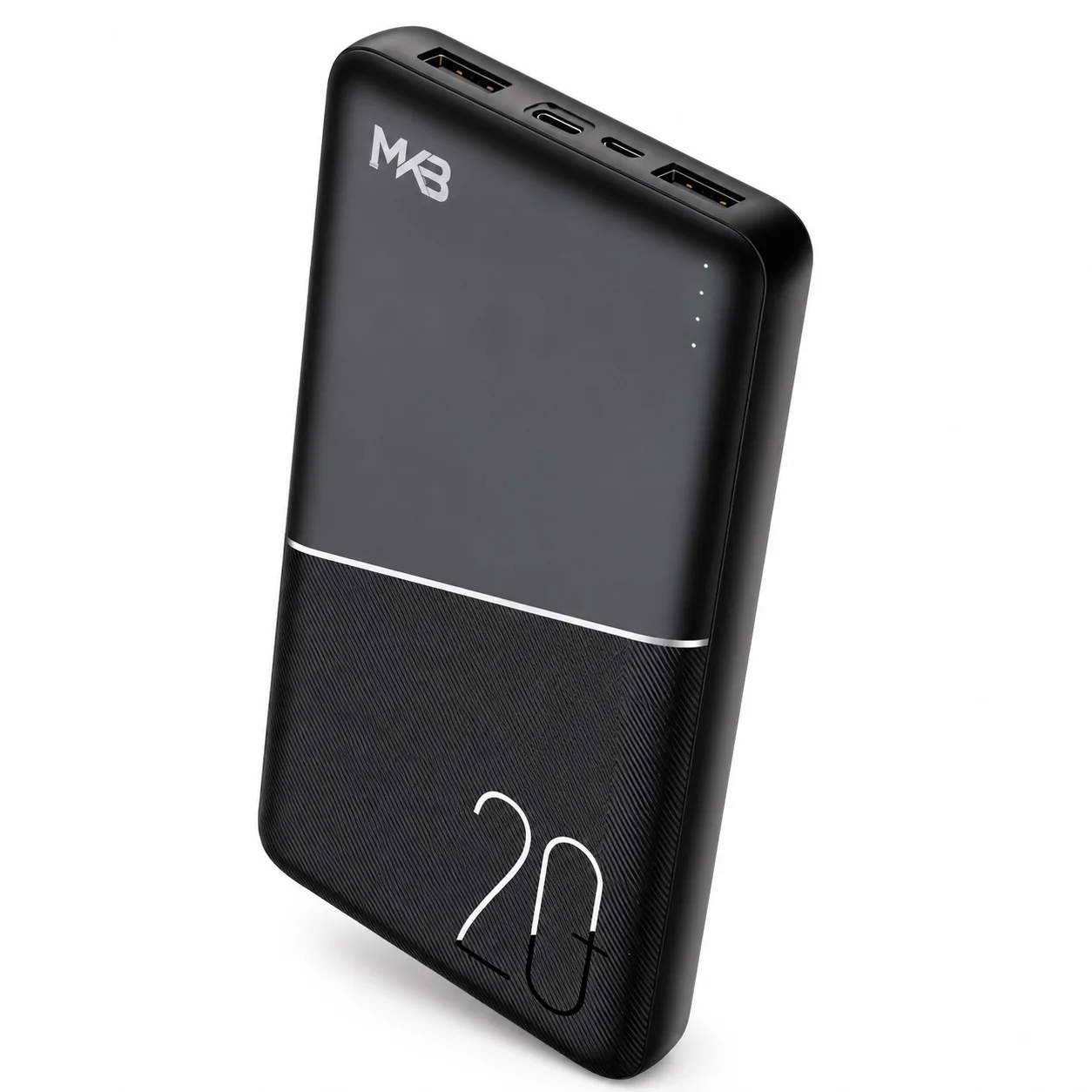 MKB PK20 20000mAh Power Bank with Dual USB Output & LED Indicator