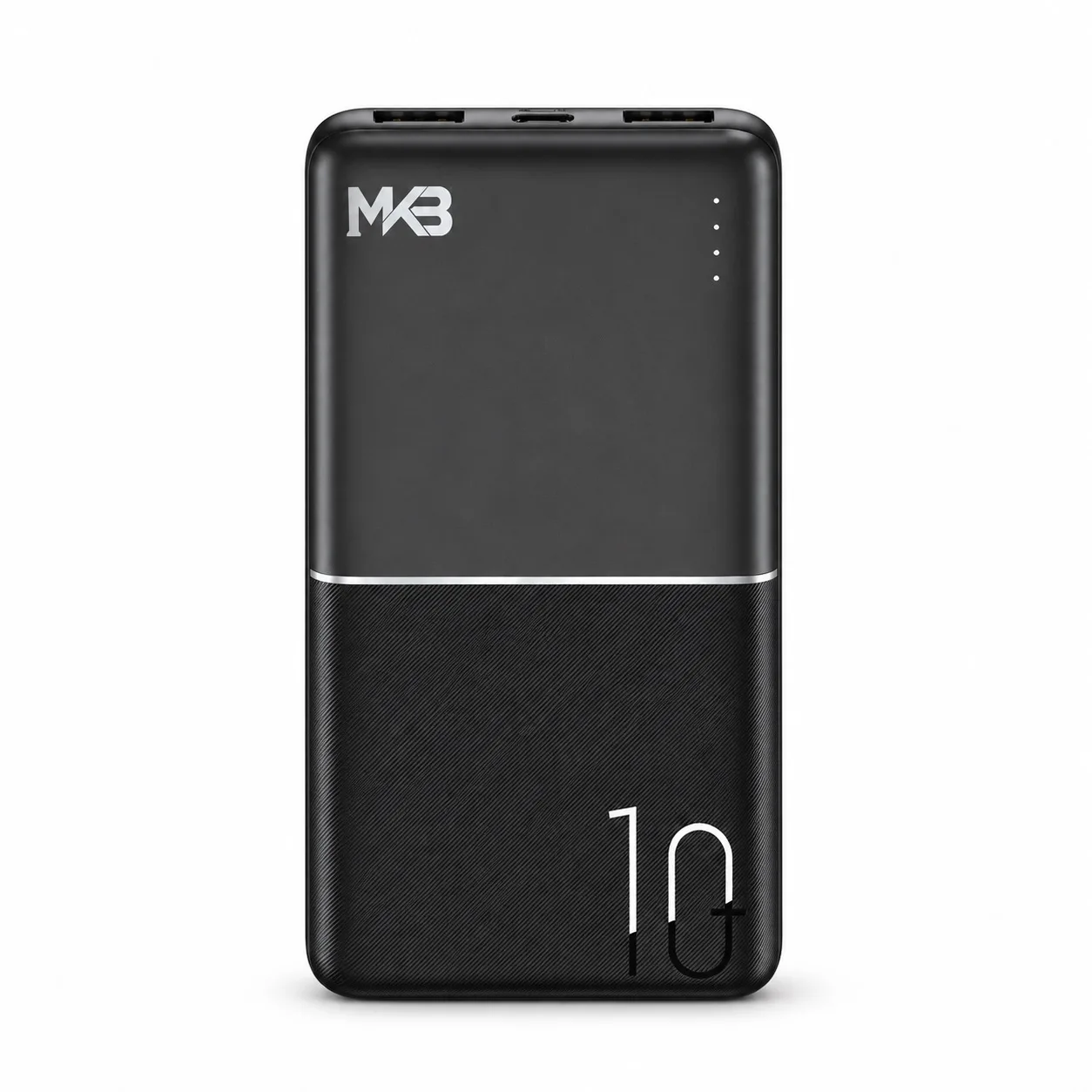 MKB PK10 10000mAh Power Bank with Dual USB Output & LED Indicator