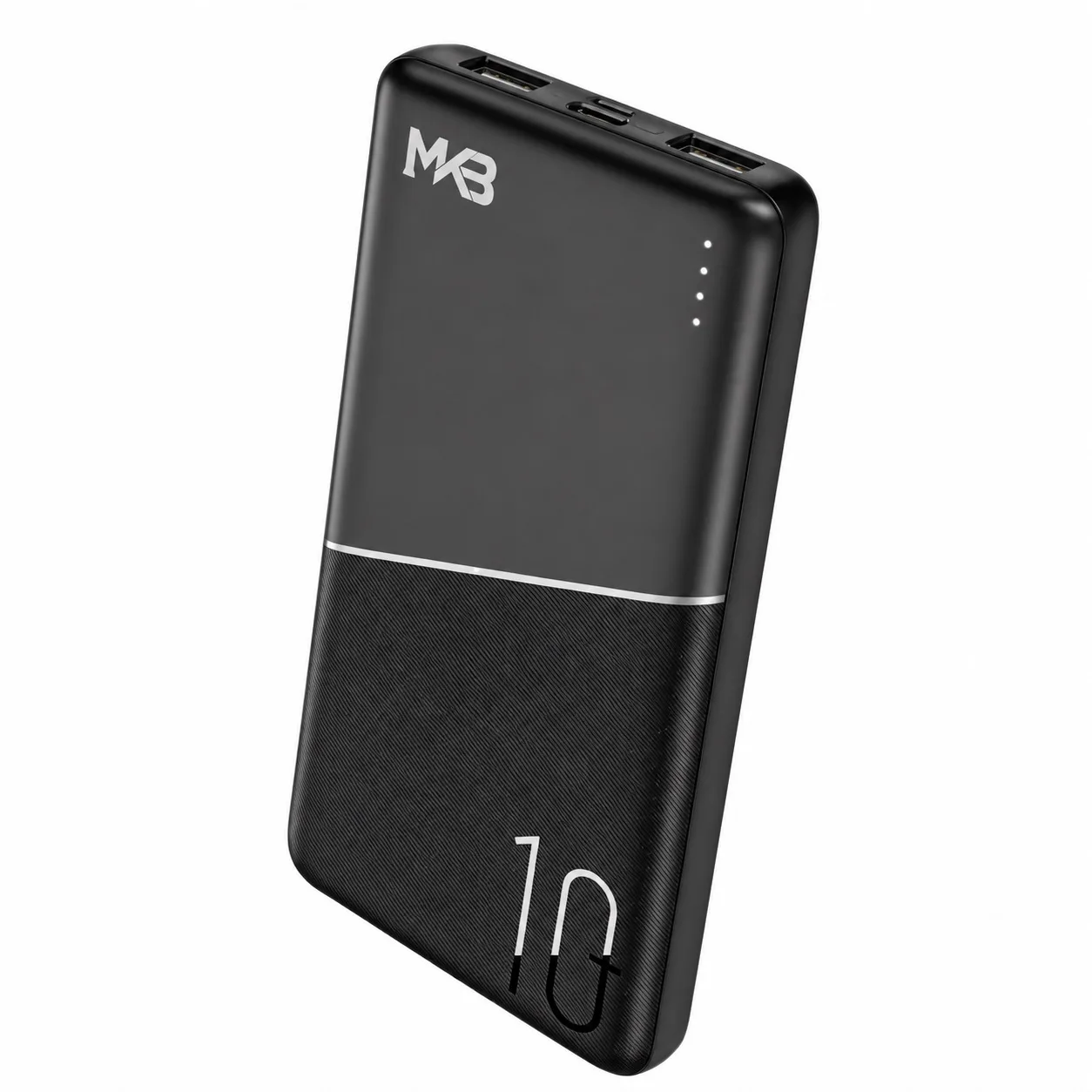 MKB PK10 10000mAh Power Bank with Dual USB Output & LED Indicator