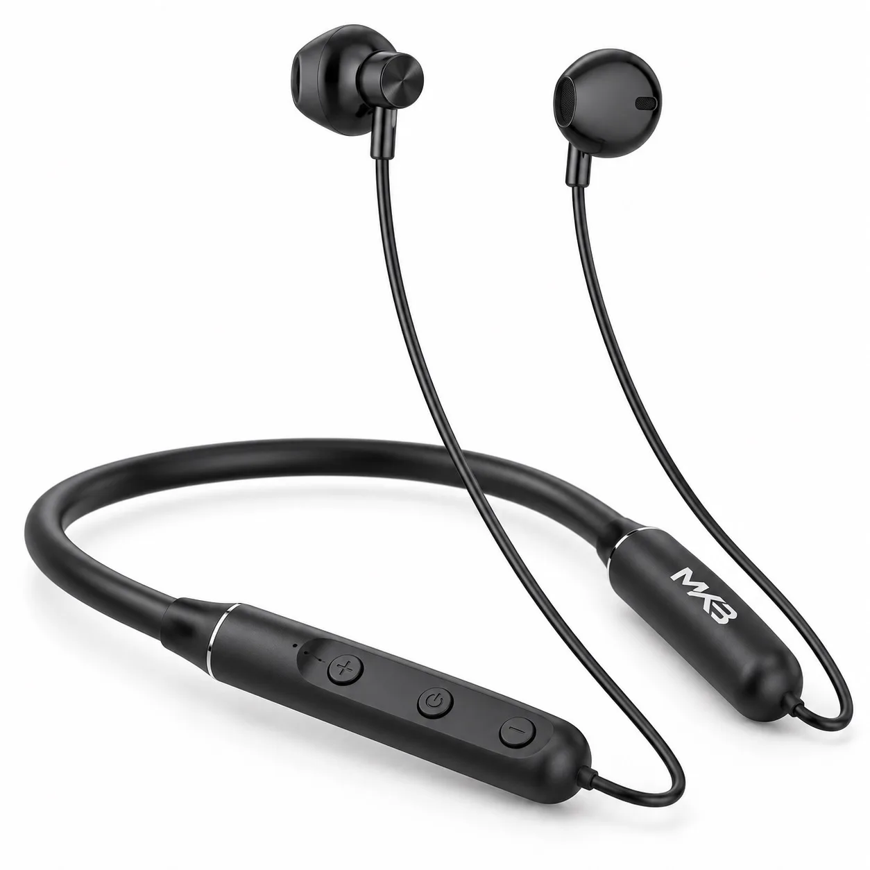MKB V01 Magnetic Wireless Neckband Headset with ENC Noise Cancellation
