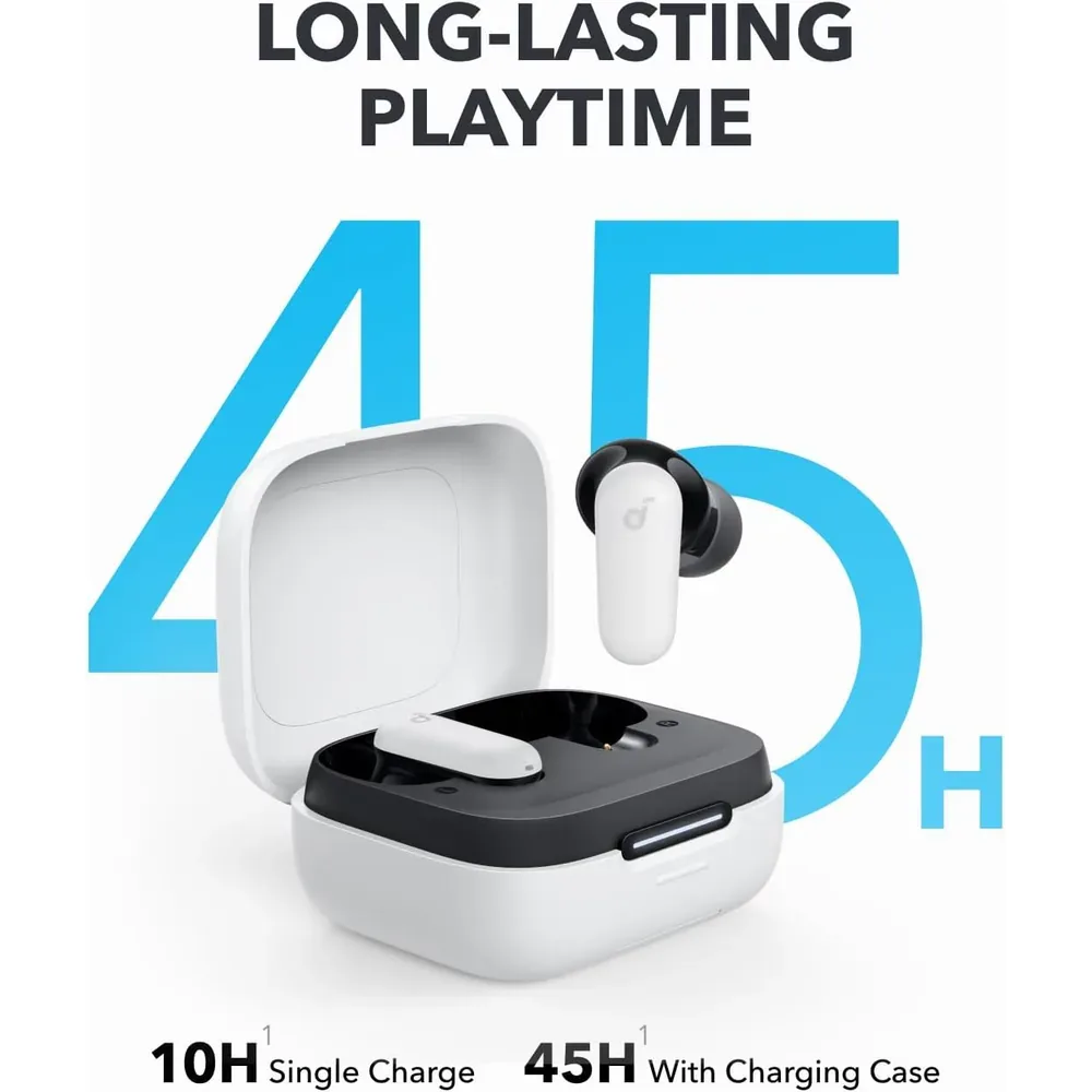 Anker Soundcore P30i ANC True Wireless Earbuds – 45H Playtime & Phone Stand Case