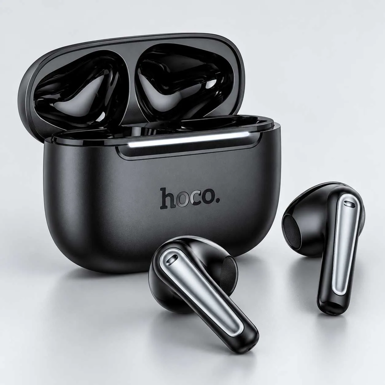 Hoco EQ38 Cadence TWS Wireless Earbuds – Black | Bluetooth 6.0 & App Support