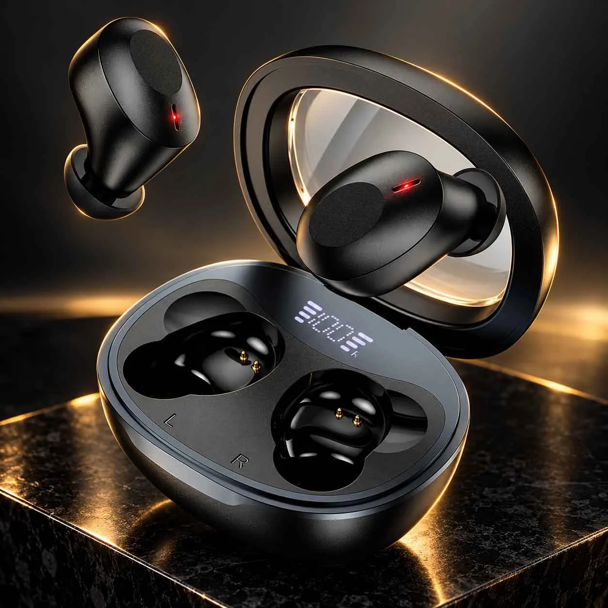 HOCO EQ3 Smart True Wireless Earbuds – Black