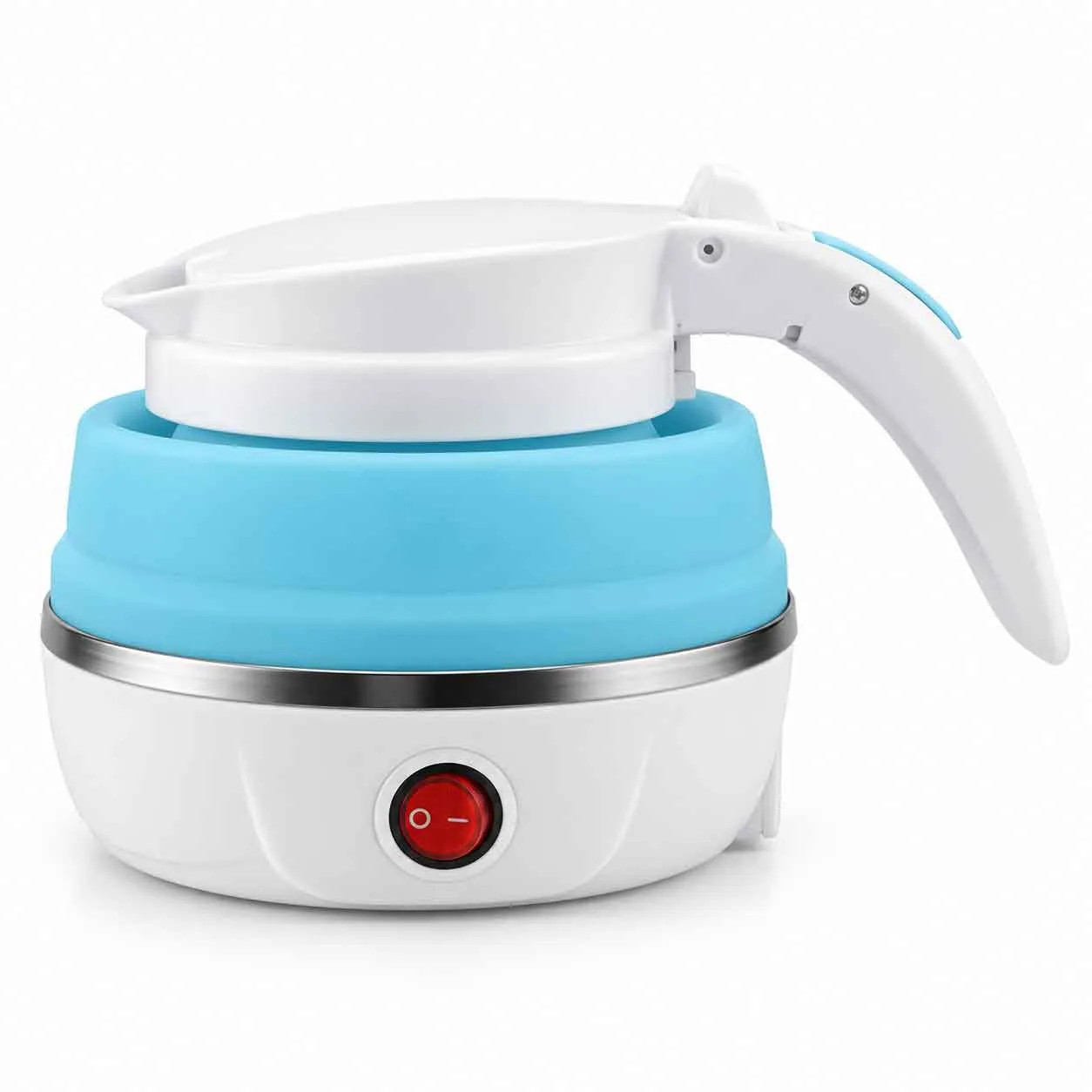 Portable Silicone Foldable Travel Electric Kettle – 0.6L, 600W