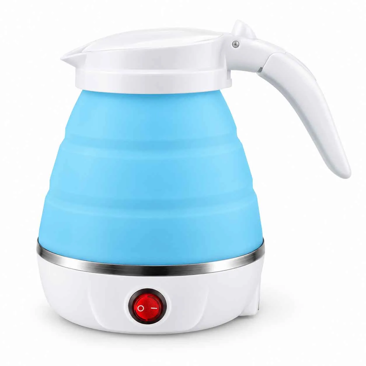 Portable Silicone Foldable Travel Electric Kettle – 0.6L, 600W