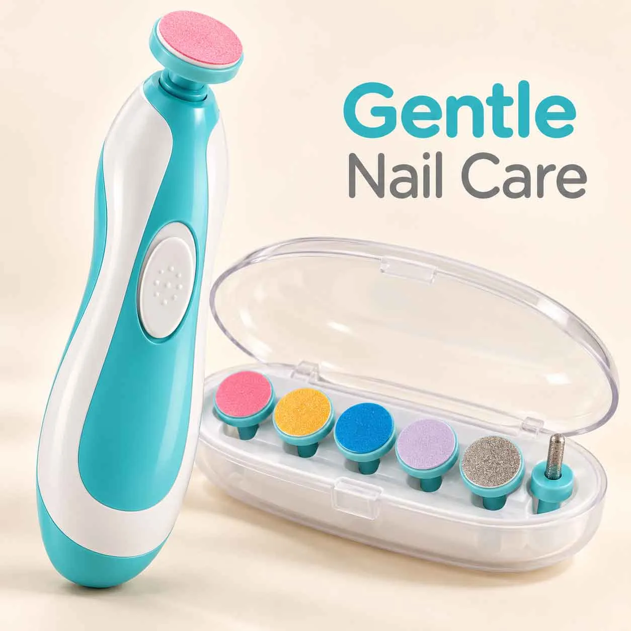 Baby Nail Trimmer TD-288 — 6-in-1 Electric Nail Care Set