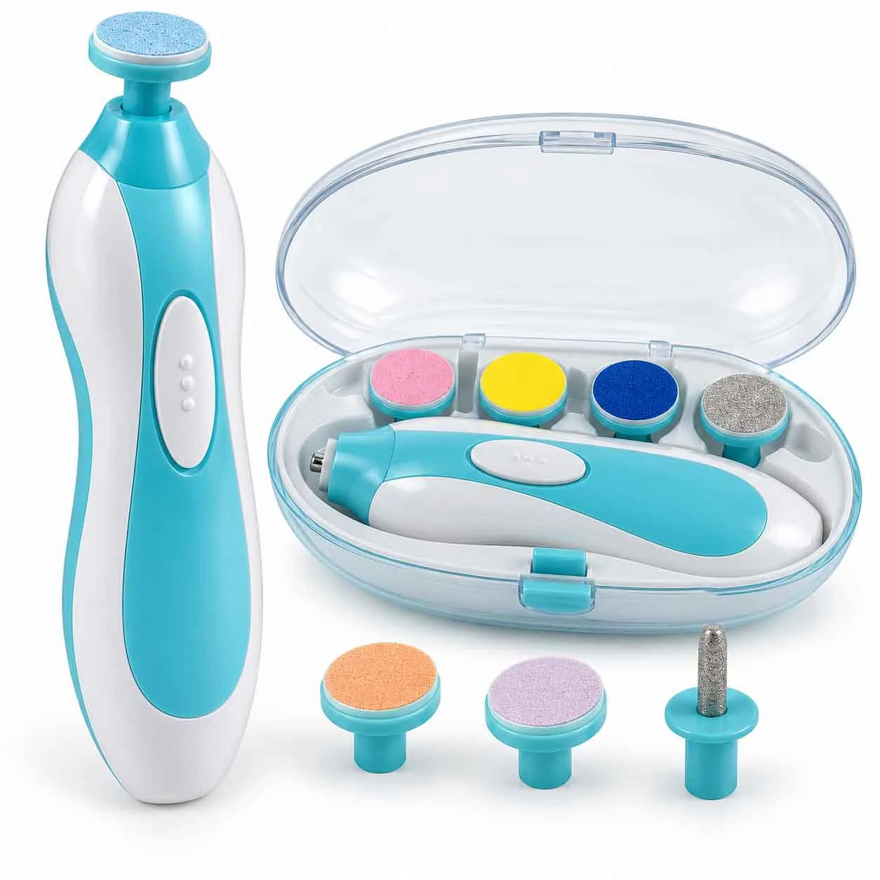 Baby Nail Trimmer TD-288 — 6-in-1 Electric Nail Care Set
